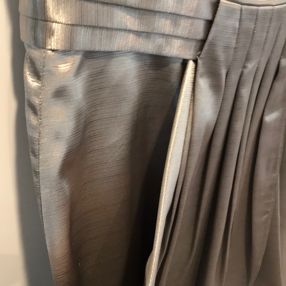 Bcbgeneration Strapless Silver Dress - image 2